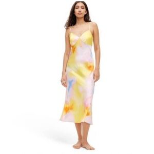 Diane Von Furstenburg x Target Pastel Watercolor Slip Dress